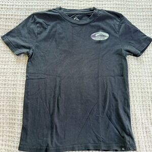 Quicksilver Boys Logo Short Sleeve T-Shirt Size M black